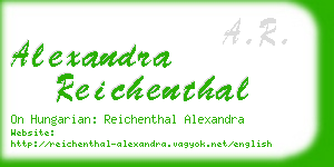 alexandra reichenthal business card